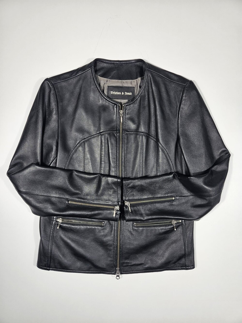 Tristan & Iseut Genuine Leather Jacket – Women’s Large - Picture 6 of 11